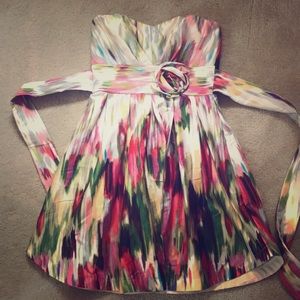 Sexy summer colorful dress